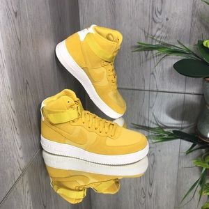 nike air force high yellow